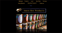 Desktop Screenshot of amenbeeproducts.com