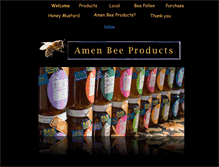 Tablet Screenshot of amenbeeproducts.com